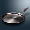 Handgehamerde titanium crêpepan 11 inch